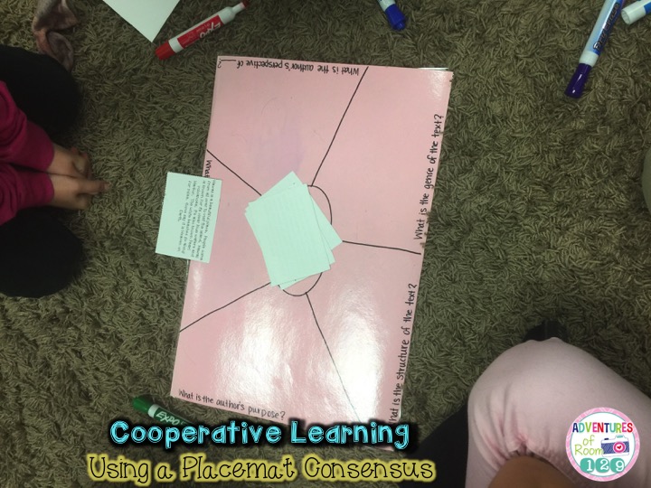 Adventures of Room 129 Cooperative Learning with Placemat Consensus!