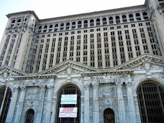 Grand Central Station in downtown Detroit, Michigan