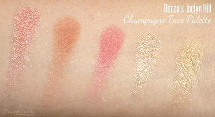 Swatch Becca Rose Spritz Amaretto Pamplemousse Champagne Prosecco Pop Jaclyn Hill