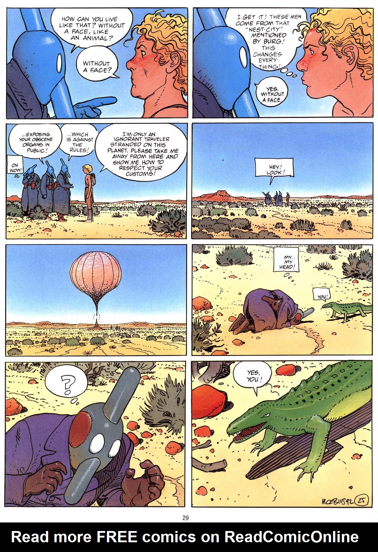 Read online Epic Graphic Novel: Moebius comic -  Issue # TPB 9 - 31