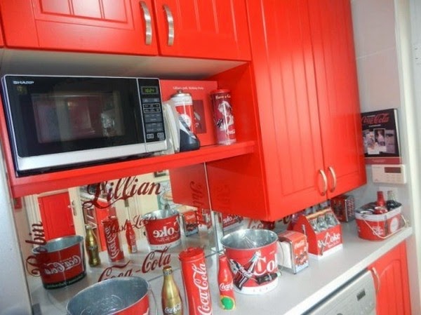 Impressive collection of home Coca Cola cans