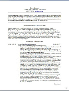 mcse resumes