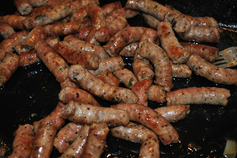 OvenBaked Thin Sweet Sausages, Red Peppers, and Potato Casserole 2