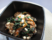 Swiss Chard with Sausage and White Beans