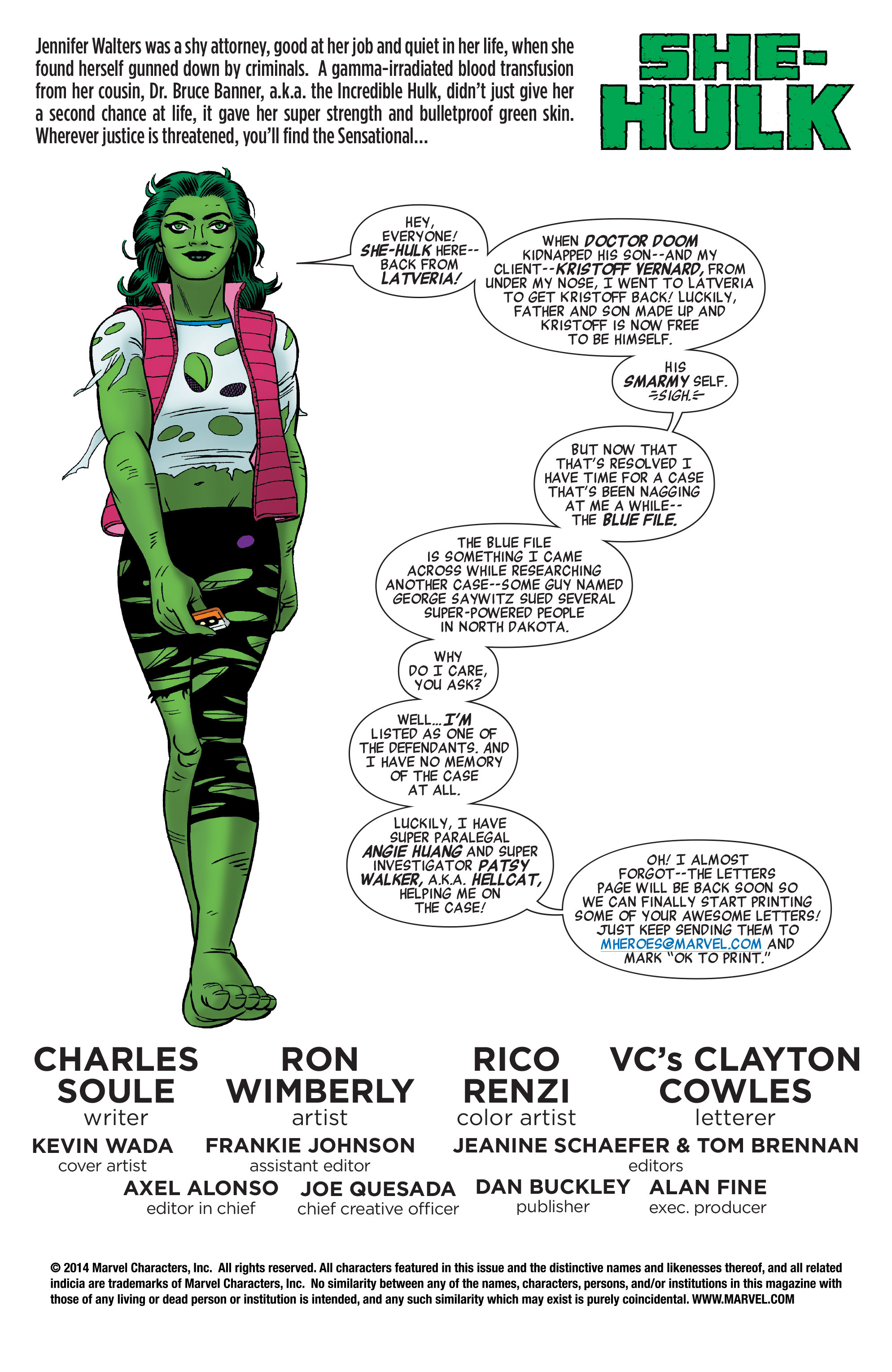 Read online She-Hulk (2014) comic -  Issue #5 - 2