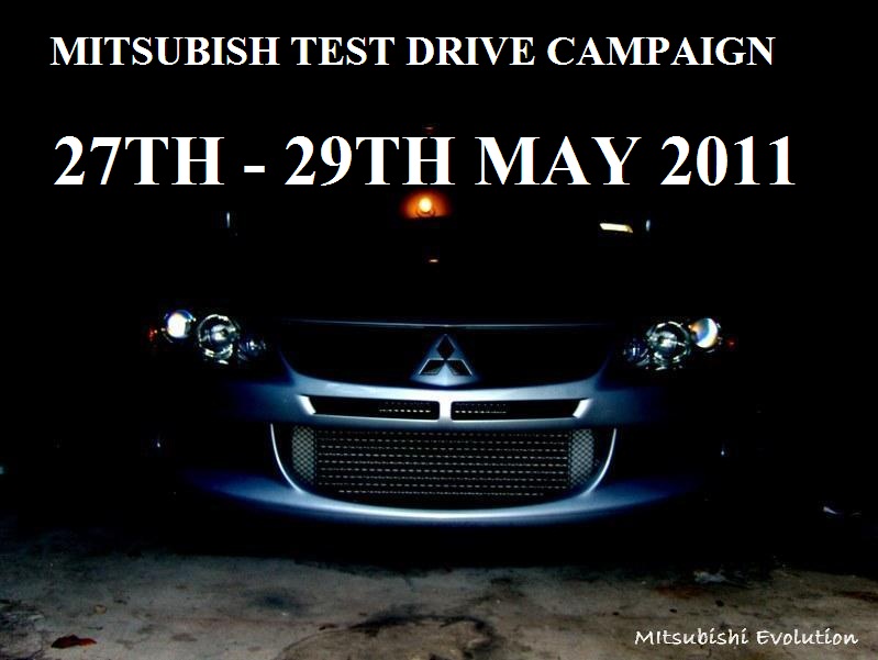 Mitsubishi Onlineshowroom Mitsubishi Evatrend Test Drive Campaign