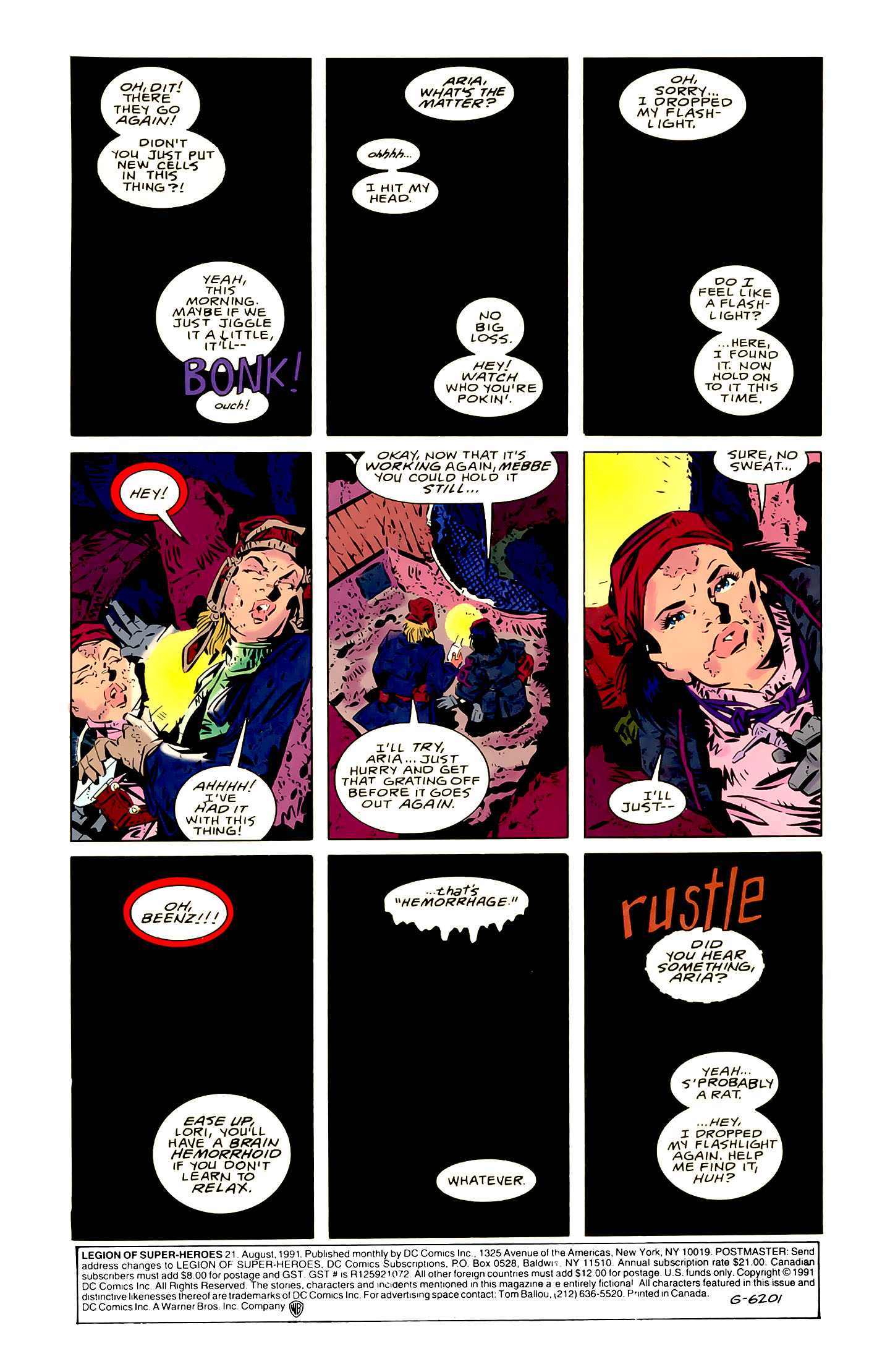 Legion of Super-Heroes (1989) 21 Page 1