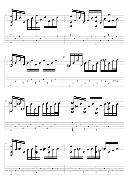 Beethoven - Moonlight Sonata (Guitar) (TABS & STAFF NOTATION) Tabs & Sheet Music