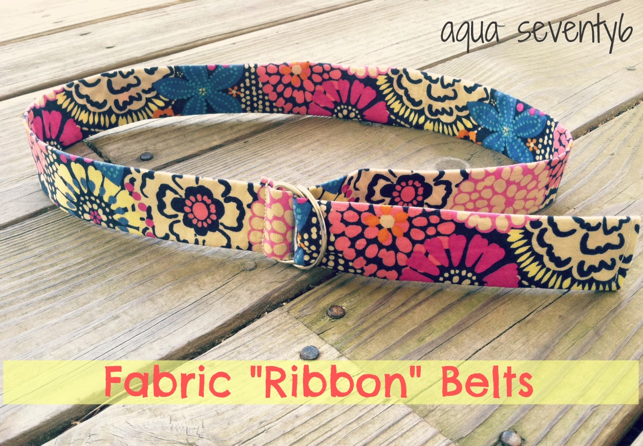 Aqua Seventy6 Ribbon Belts