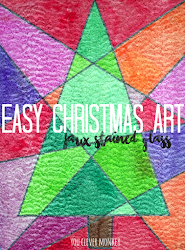 christmas easy stained glass faux pattern activities cards children classroom tree crafts projects arts paintings activity winter ages clever monkey