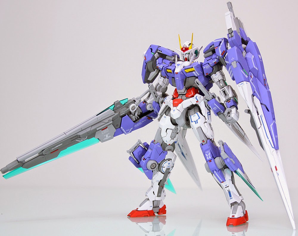 Gundam Guy Mg 1 100 00 Gundam Seven Sword G Customized Build