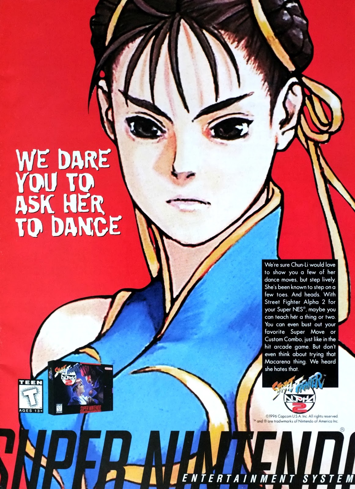Retro Gaming Art Street Fighter Alpha 2 for Super NES (1996)