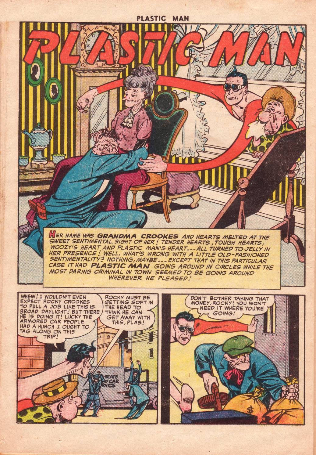 Read online Plastic Man (1943) comic -  Issue #47 - 27