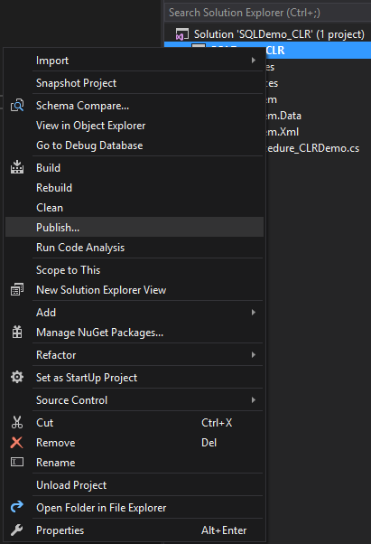 Steps for how to create CLR Stored Procedure in SQL Server
