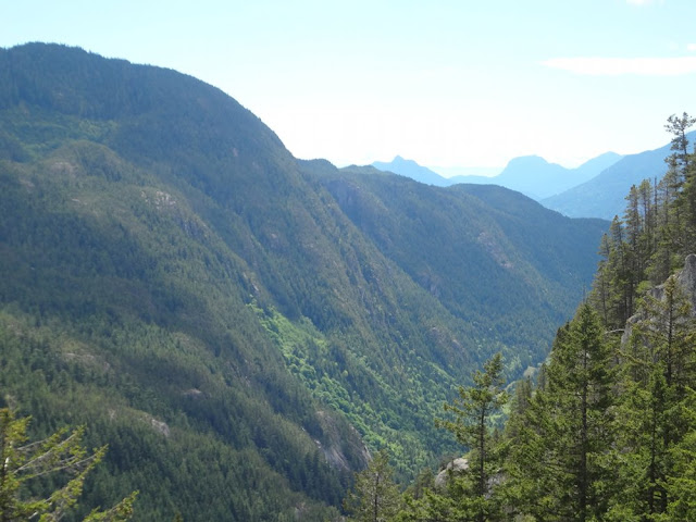 views from chief trail in squamish