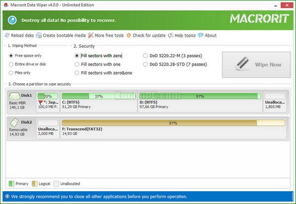 Macrorit Data Wiper 4.1.4 + Portable  222222222222