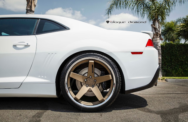 2014 Chevy Camaro SS Fitted With 22 inch BD-21’s in Bronze - Blaque Diamond Wheels