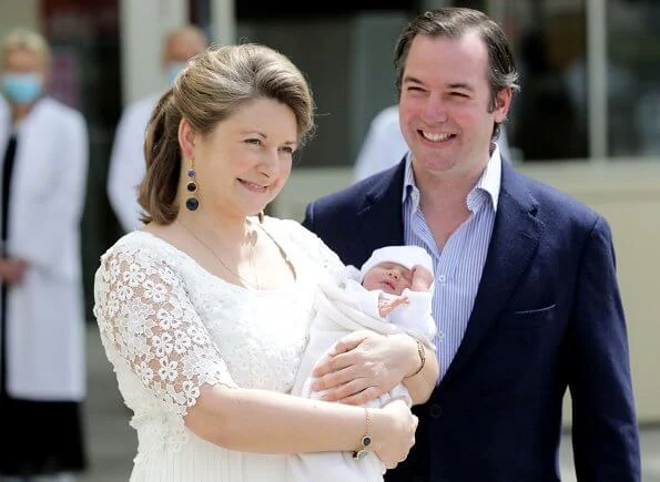 First photos of Prince Charles and his parents Hereditary Grand Duke Guillaume and Hereditary Grand Duchess Stéphanie