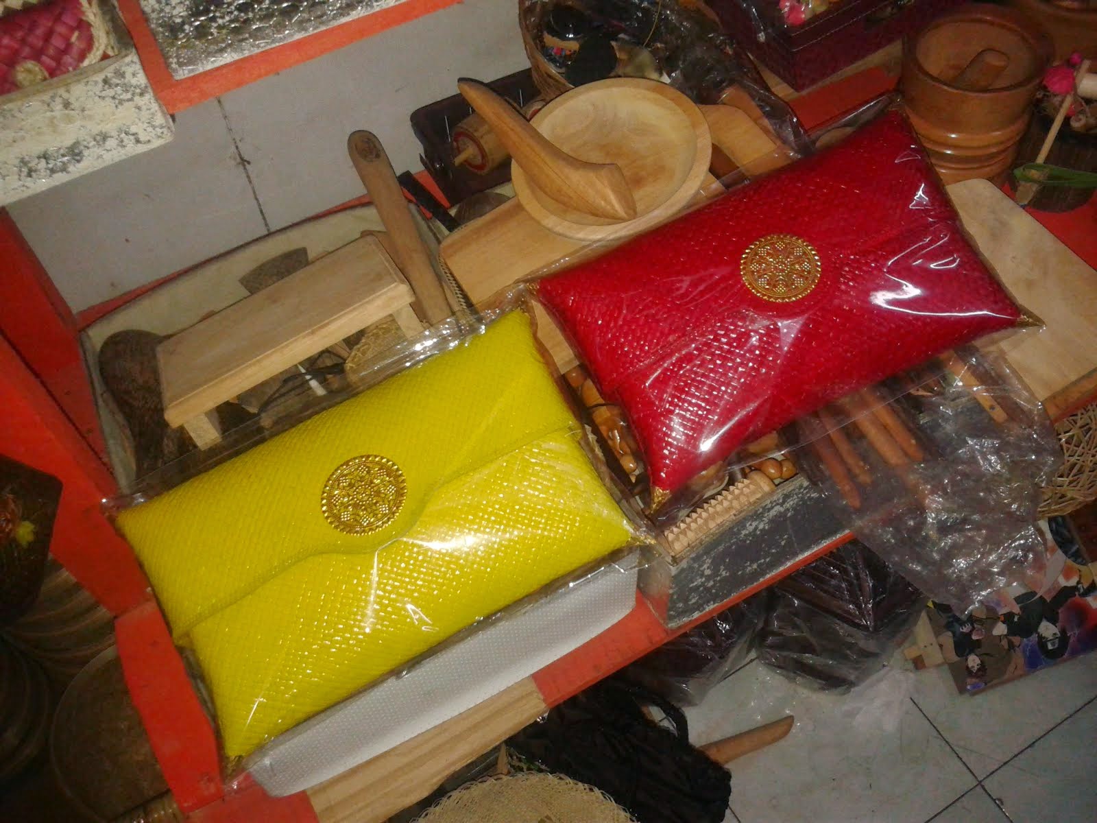 kerajinan rajapolah clutch pandan