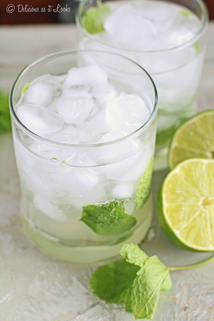 Delicious as it Looks LowFODMAP Virgin Mojito + Sweetened Lime Juice