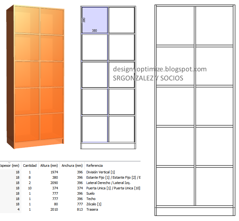 Diseño De Muebles Madera: Construcción de Lockers Mueble Madera 38 cm x