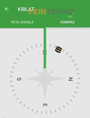 3 Cara Memilih Arah Kiblat Memakai Handphone Serenadu