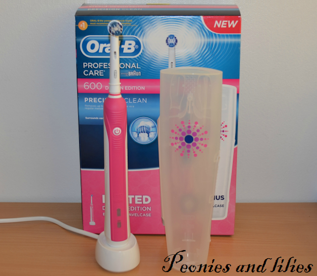 Oral B professional care 600 electrical toothbrush, Dental hygiene, Oral B professional care 600 electric toothbrush review, Oral B, Oral B design edition pink electric toothbrush