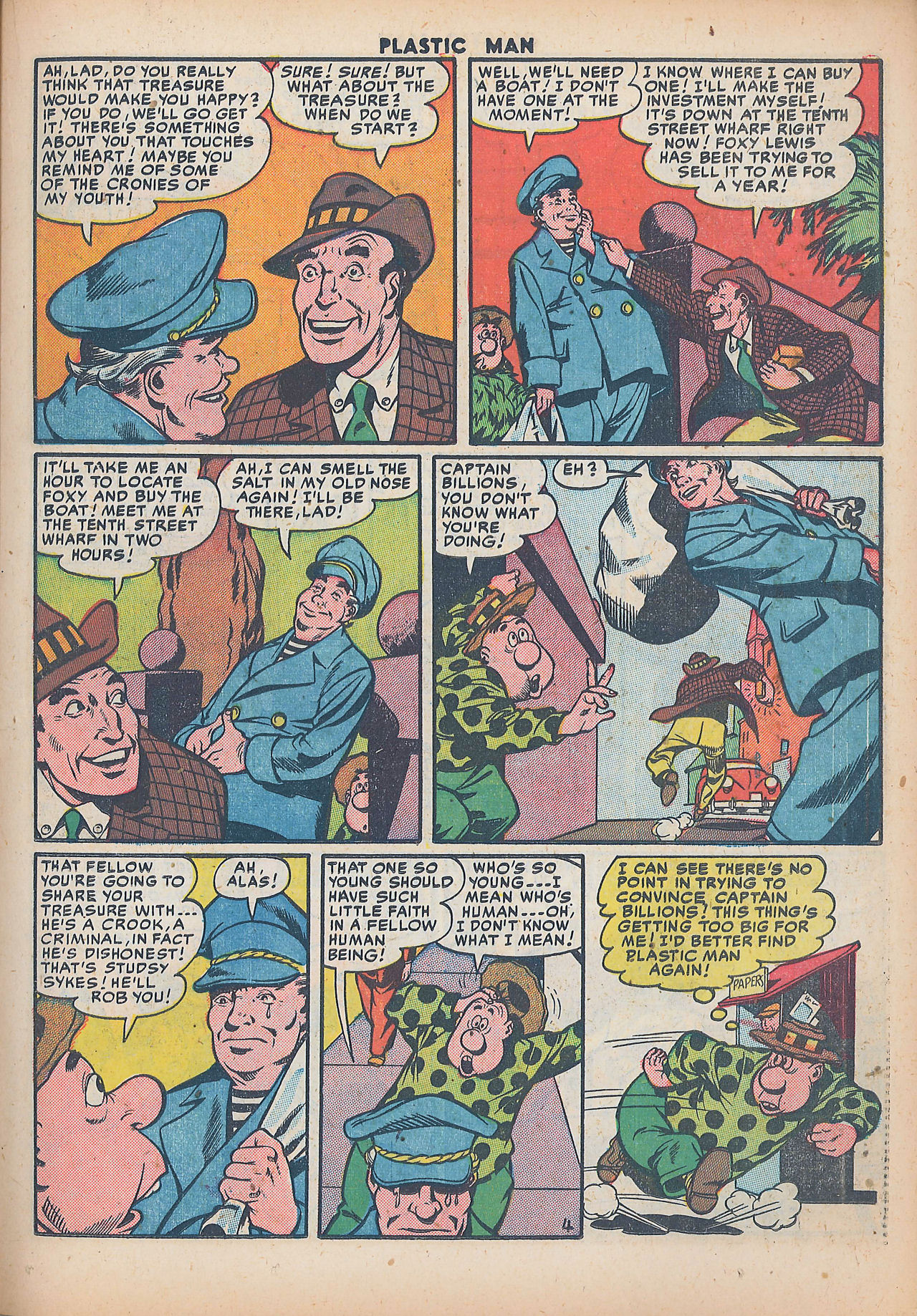 Read online Plastic Man (1943) comic -  Issue #30 - 29