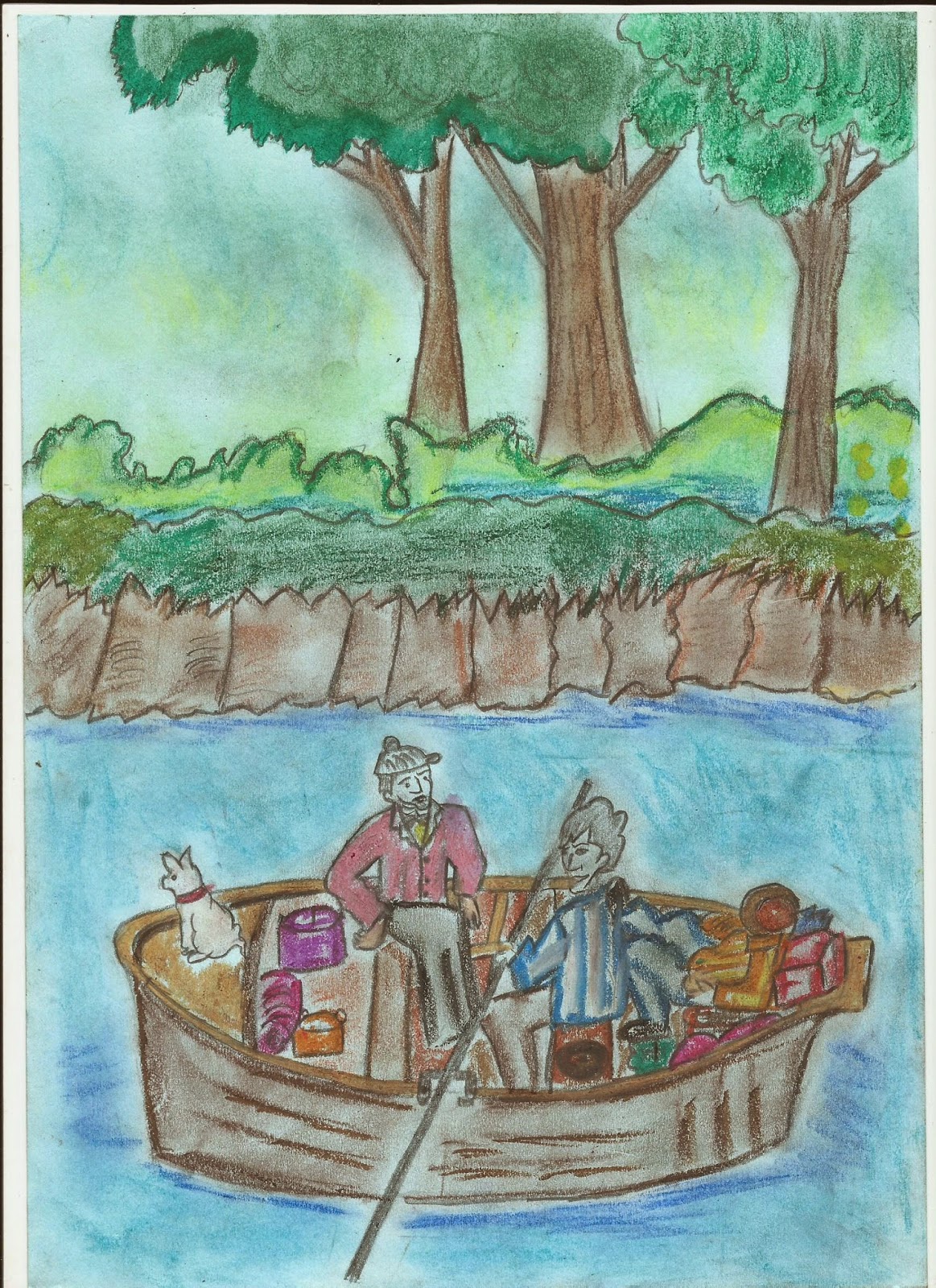 Creative holiday homework for class 5 computer picture