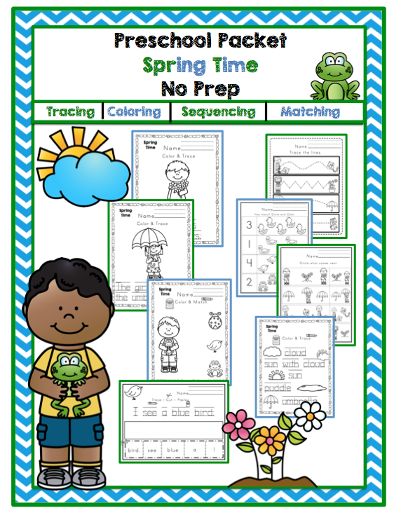 Preschool Worksheets Printable Packets Pdf