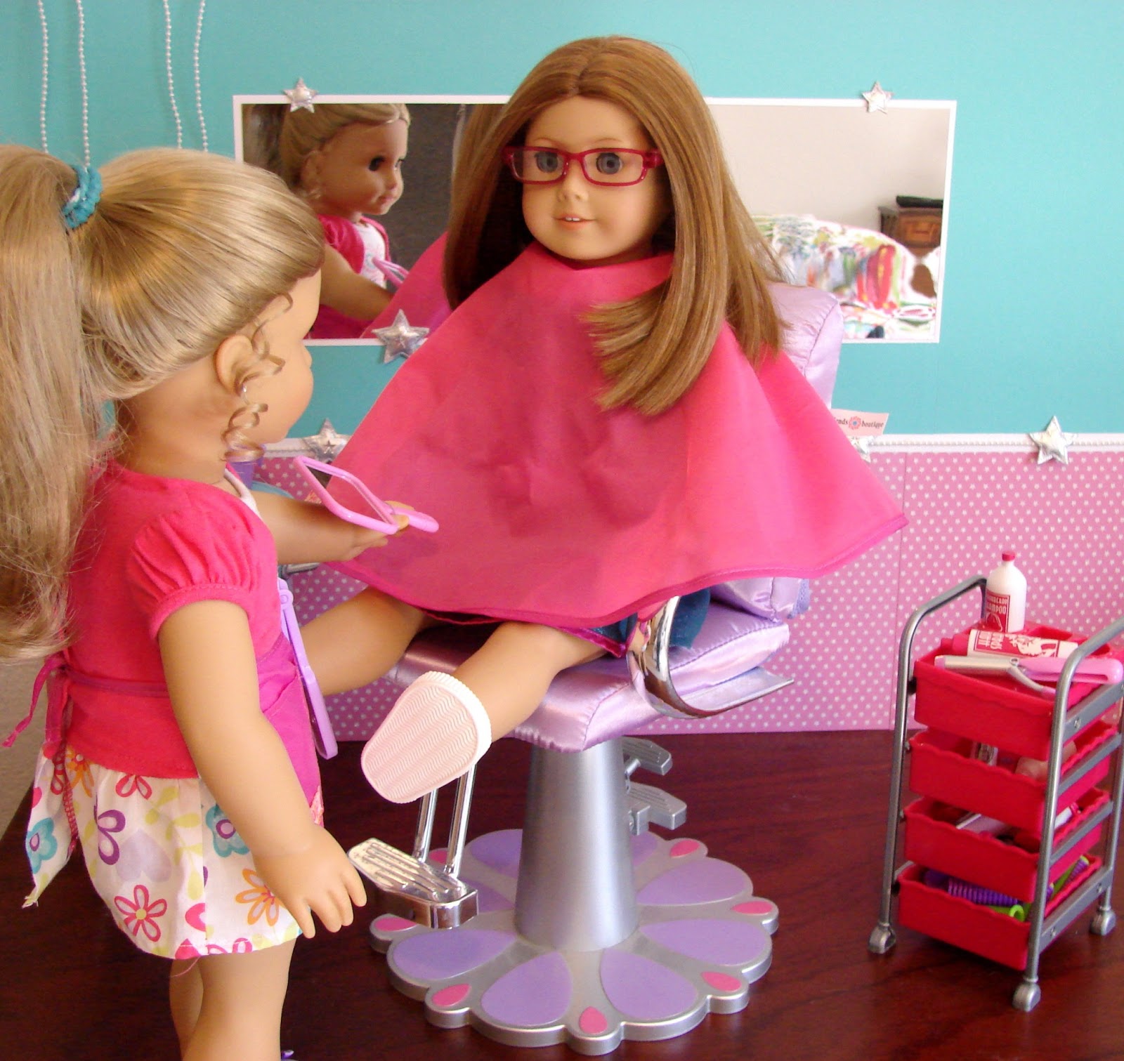American Girl Doll Play Doll Crafting Make a Doll Salon for Your Dolls!
