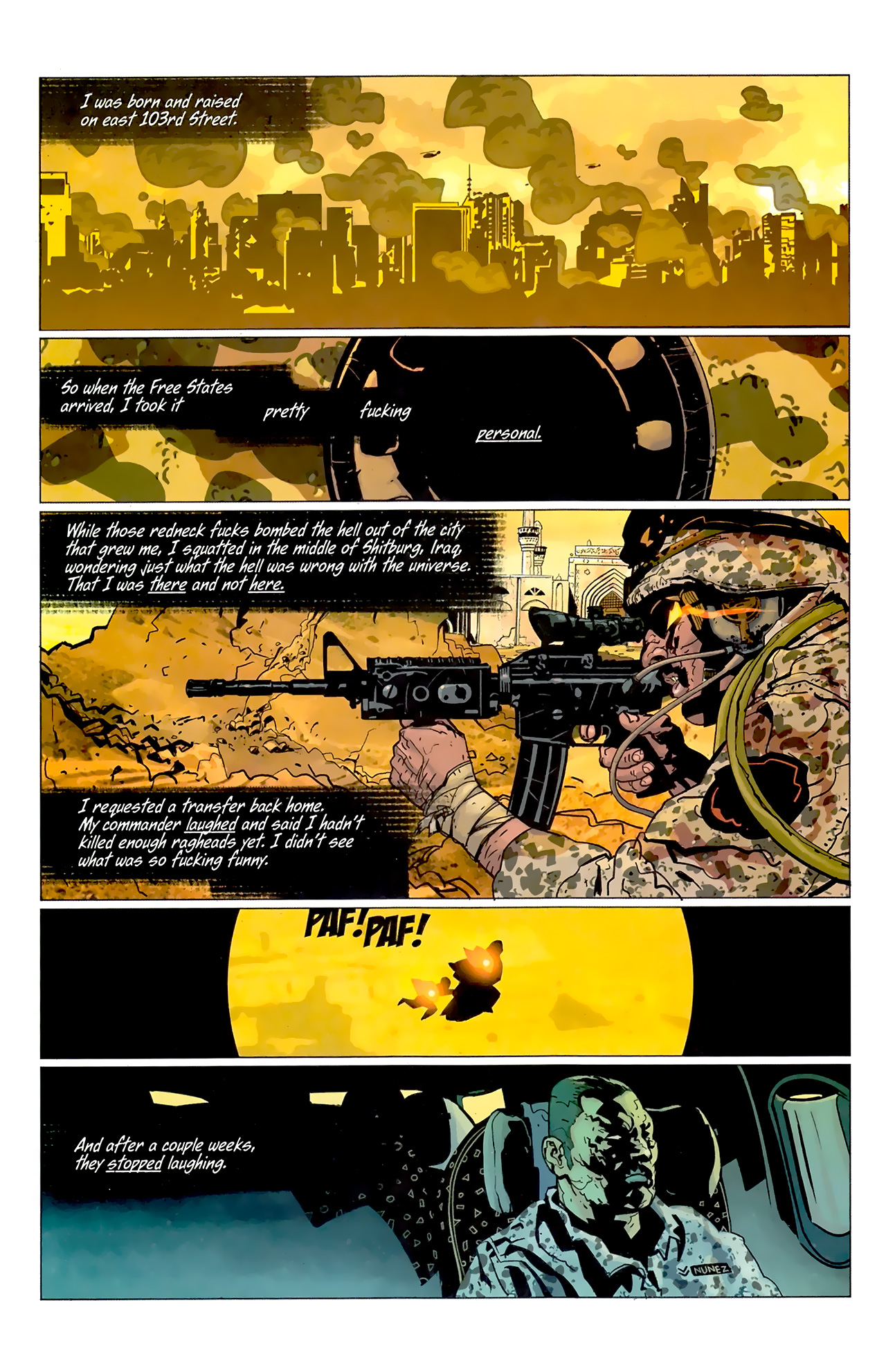 Read online DMZ (2006) comic -  Issue #19 - 10