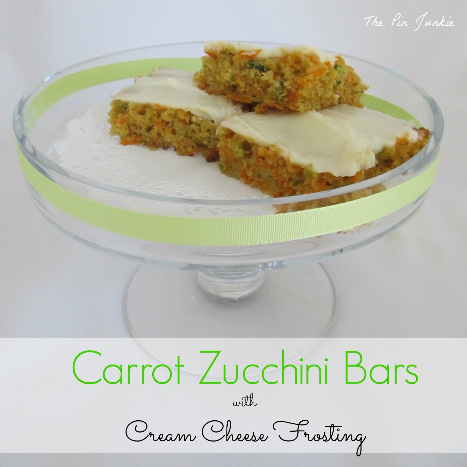 carrot zucchini bars with cream cheese frosting