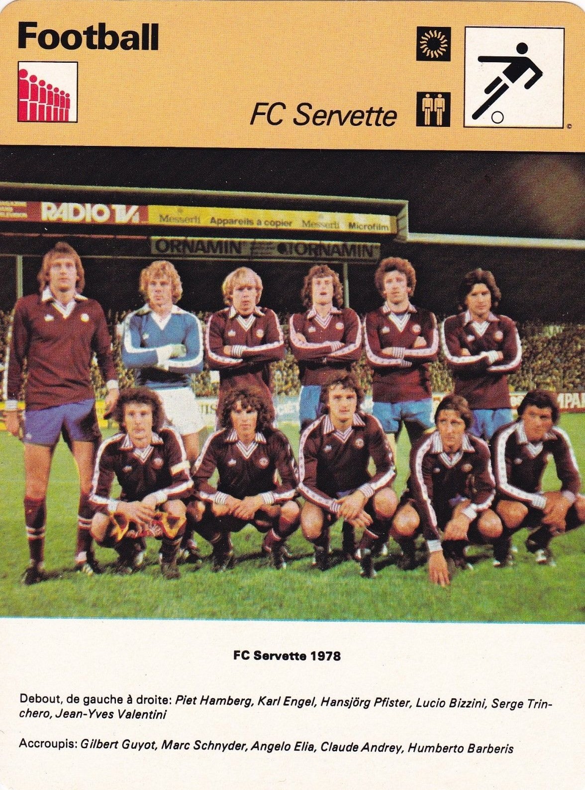 Football Yesterday & Today Servette Genève,