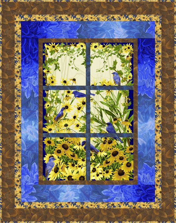 I love the window quilt block..But!