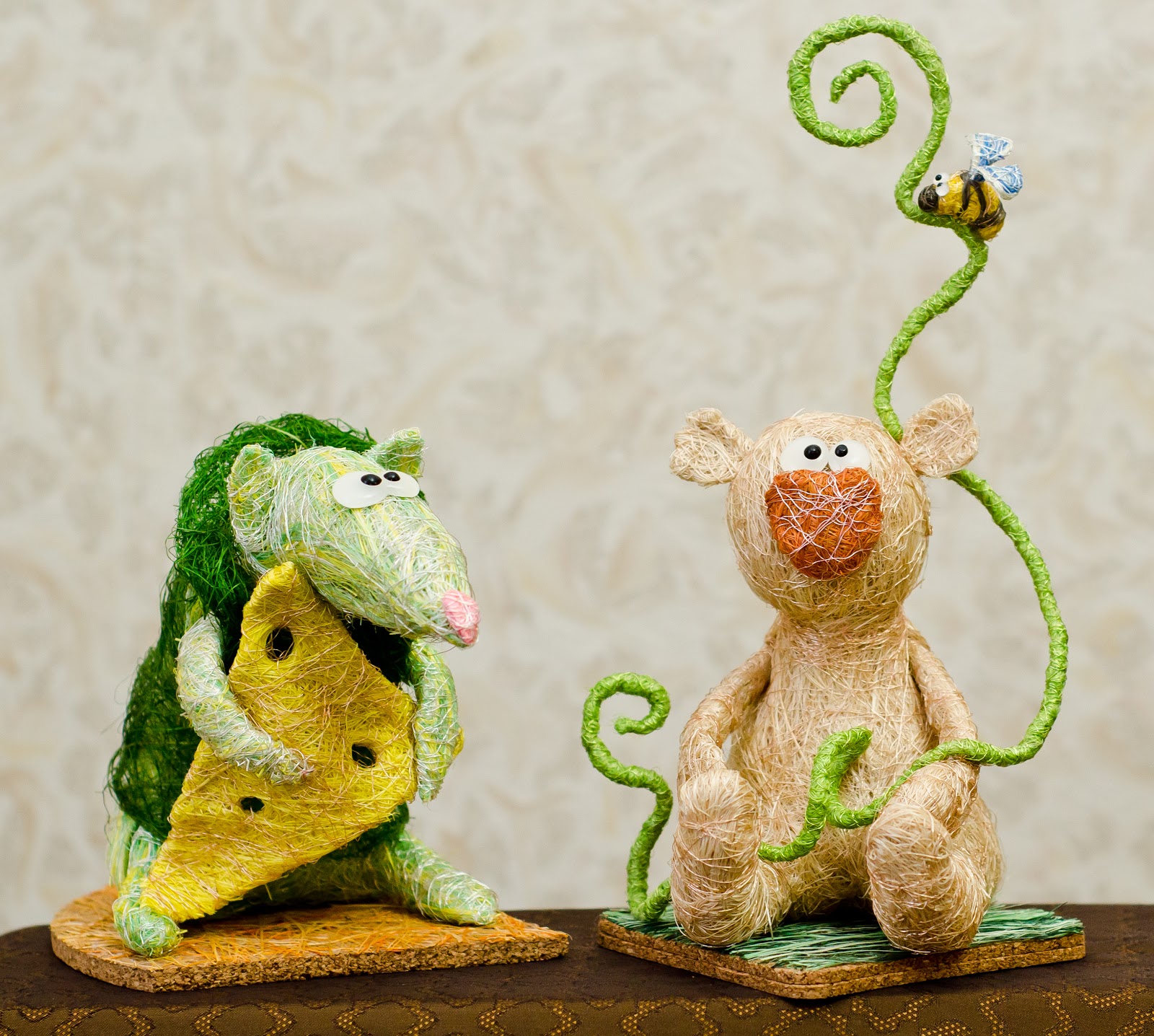 Игрушки из сизаля своими