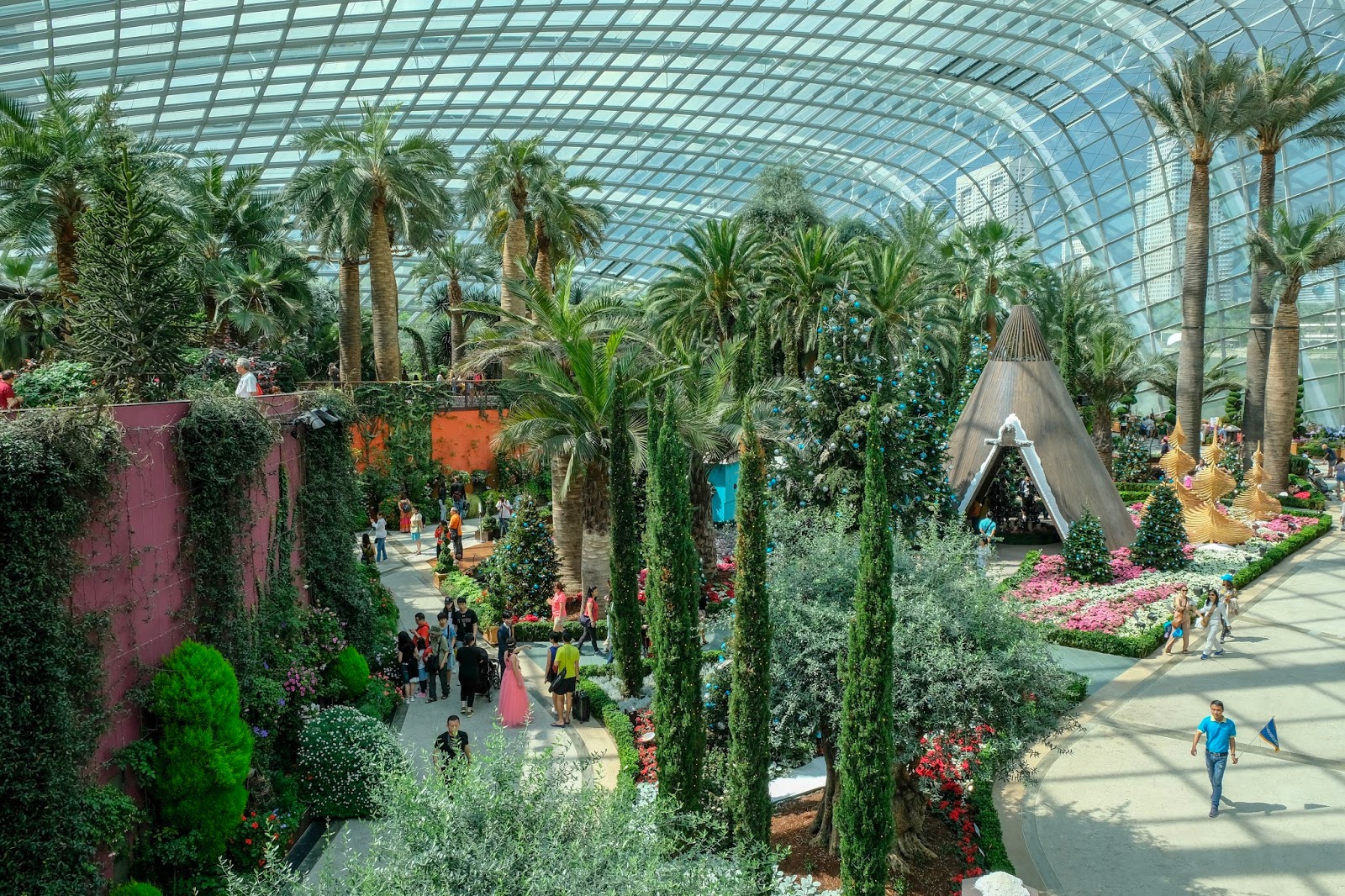 flower dome gardens by the bay singapore