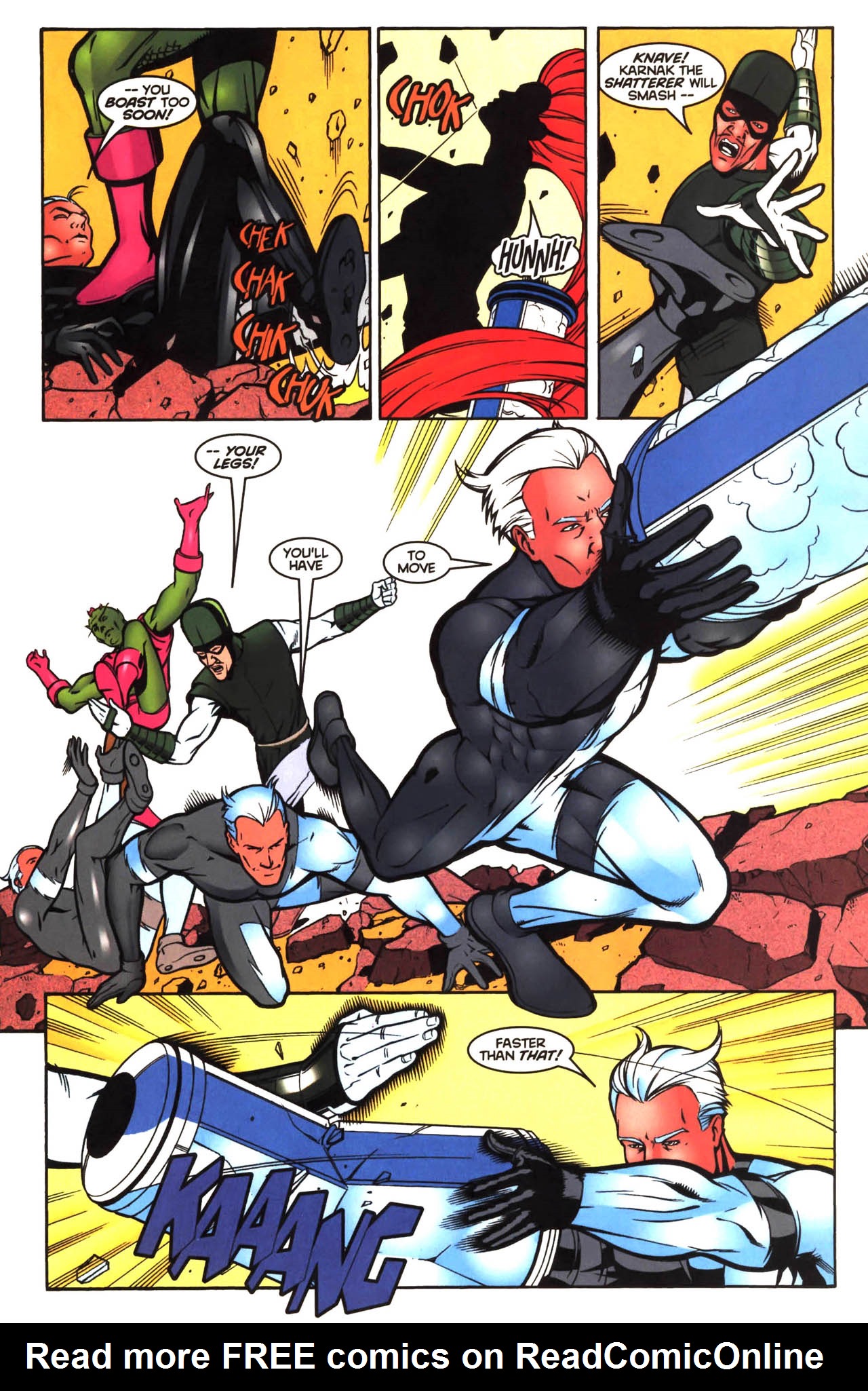 Read online Quicksilver comic -  Issue #4 - 39