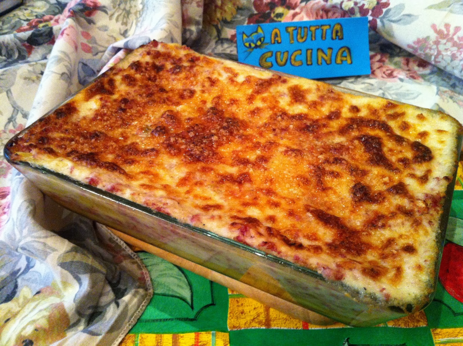 A TUTTA CUCINA LASAGNE alla VERZA e MORTADELLA