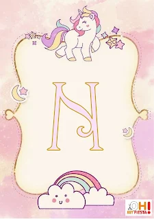 Alfabeto Unicornio My Little Pony