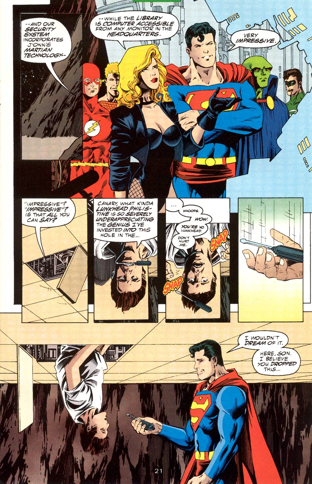 Read online JLA: Year One comic -  Issue #7 - 24