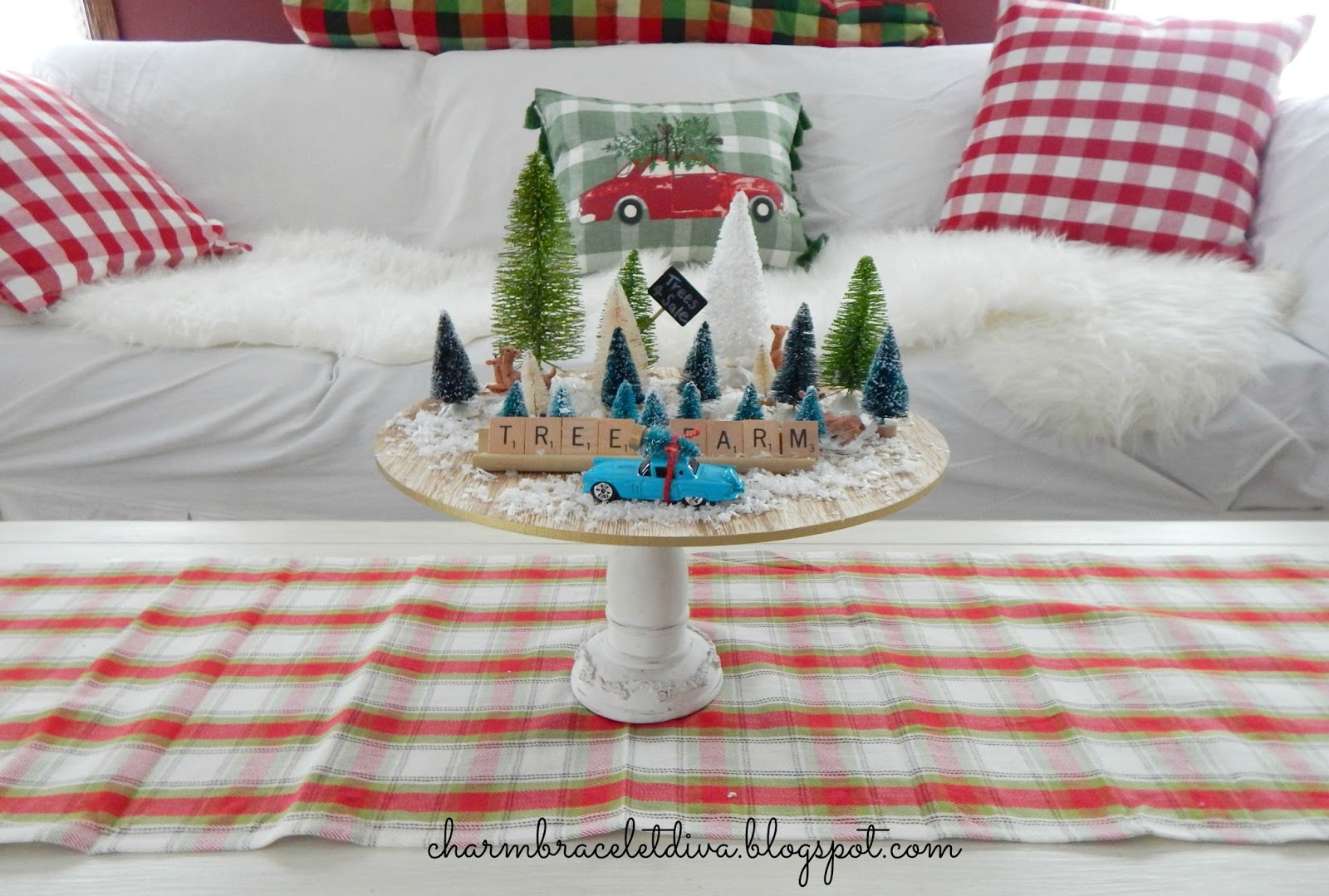 Our Hopeful Home DIY VintageInspired Bottle Brush Christmas Tree Farm