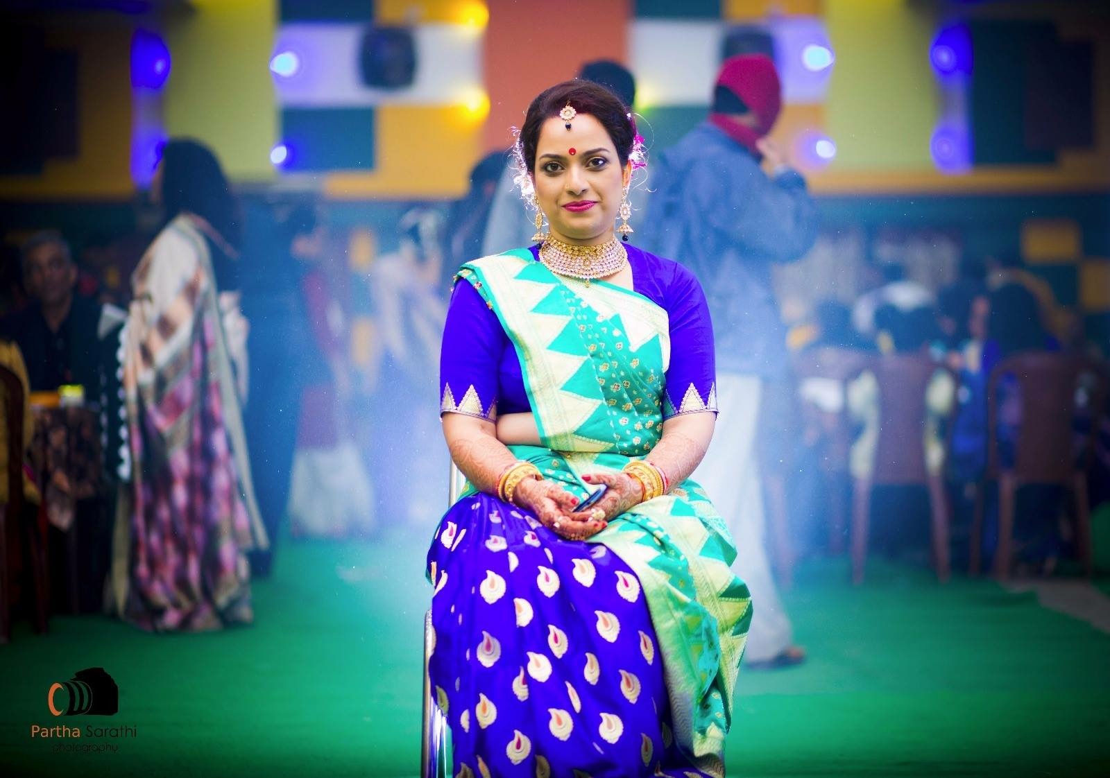 bengali reception look