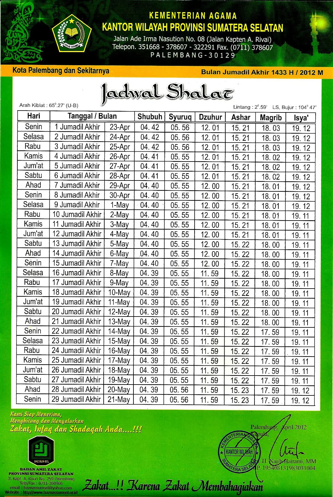 jadwal