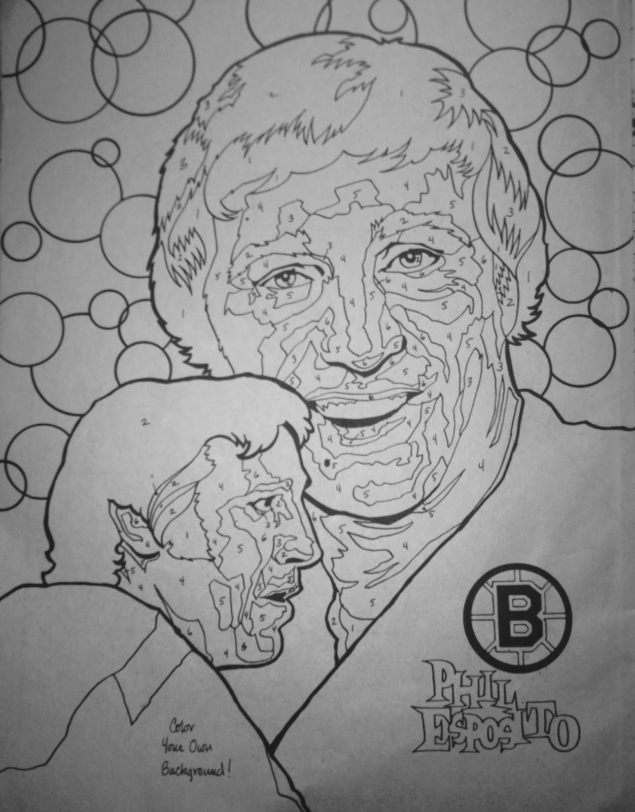 Boston Bruins 1972 Coloring Book