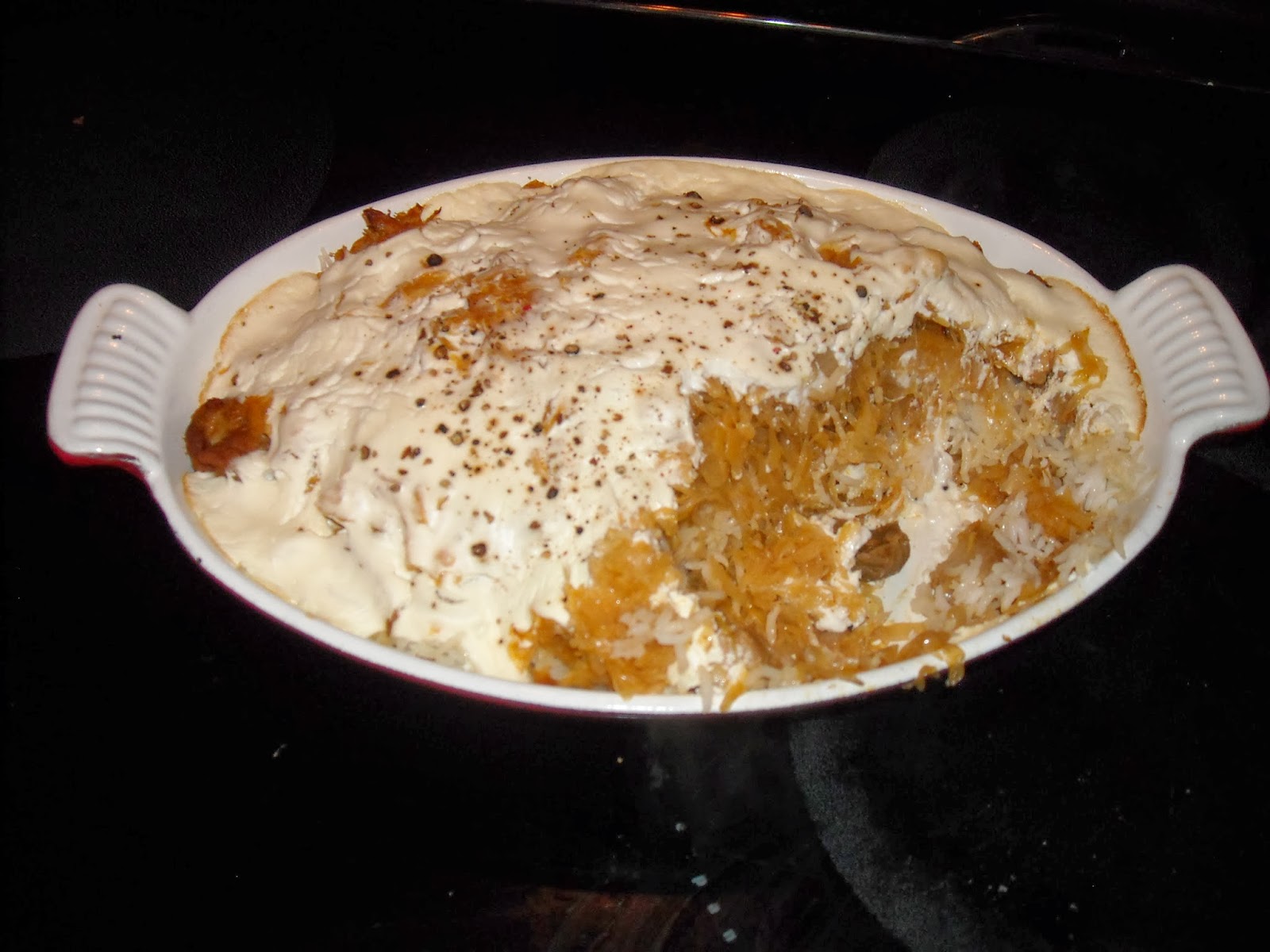 The Flavours of Hungary SAUERKRAUT, PORK RICE CASSEROLE Kolozsvári