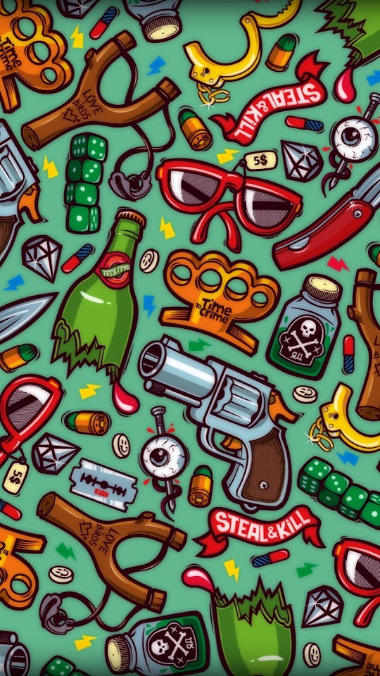 Violence Symbols Illustration By Konstantin Shalev  Galaxy Note HD Wallpaper Violence Symbols Illustration By Konstantin Shalev  Galaxy Note HD Wallpaper