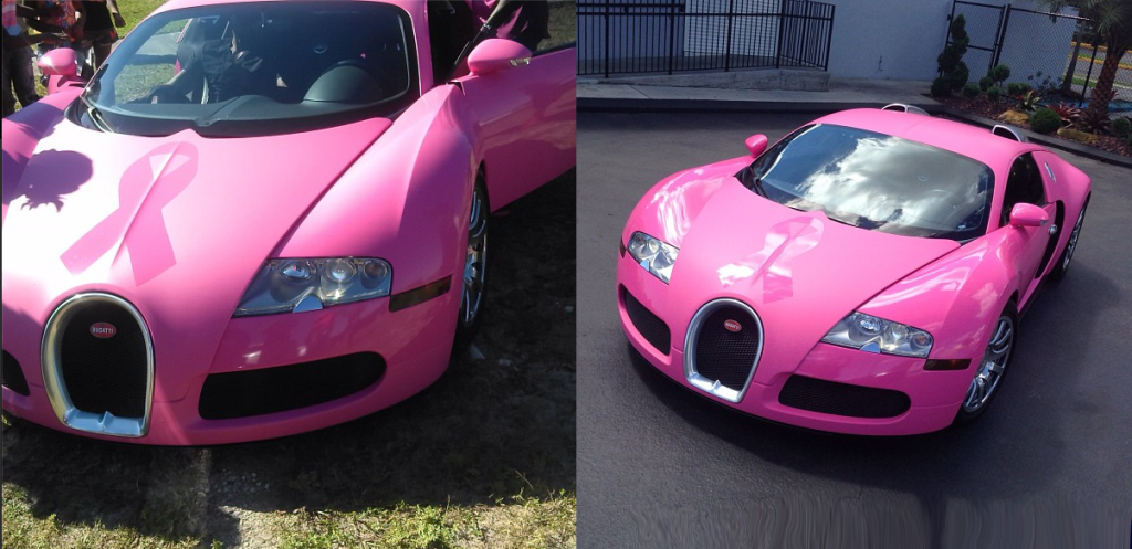 Bugatti Pink CelebrityCelebrity Cars Collections