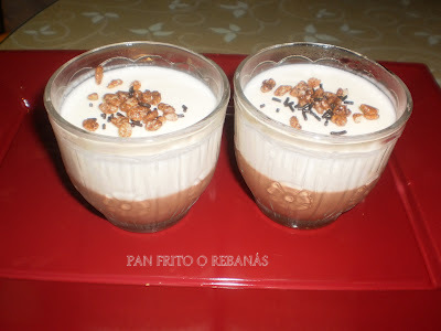  PANACOTA DE CHOCOLATE Y CREMA DE WHISKY 