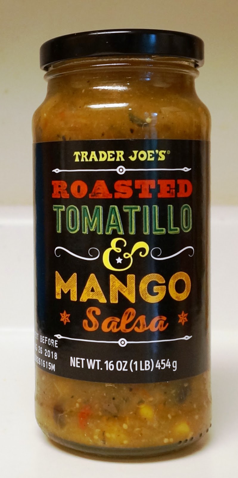 Exploring Trader Joe's Trader Joe's Roasted Tomatillo & Mango Salsa